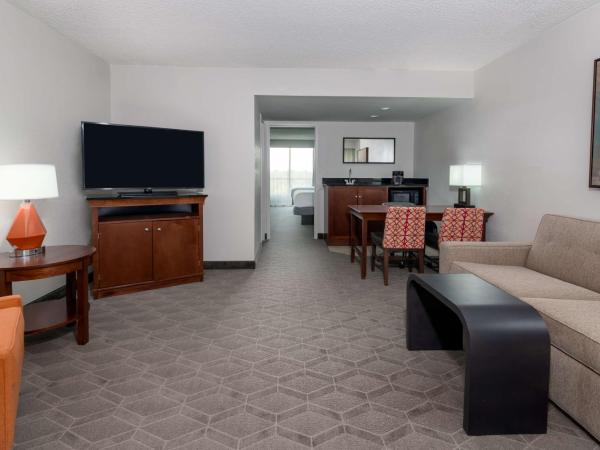 Embassy Suites Dallas - Park Central Area : photo 1 de la chambre suite lit king-size non-fumeurs avec douche