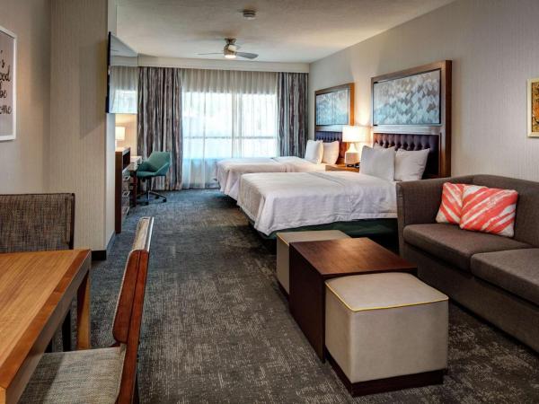 Homewood Suites by Hilton Salt Lake City Downtown : photo 3 de la chambre suite 2 chambres avec 2 lits queen-size