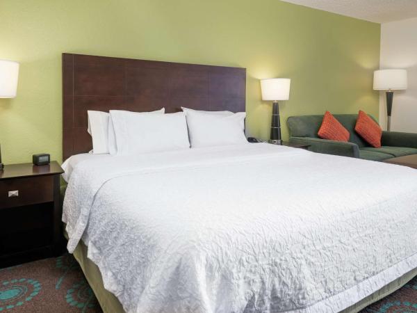 Hampton Inn Orlando-International Airport : photo 3 de la chambre grande chambre lit king-size avec canapé-lit - non-fumeurs