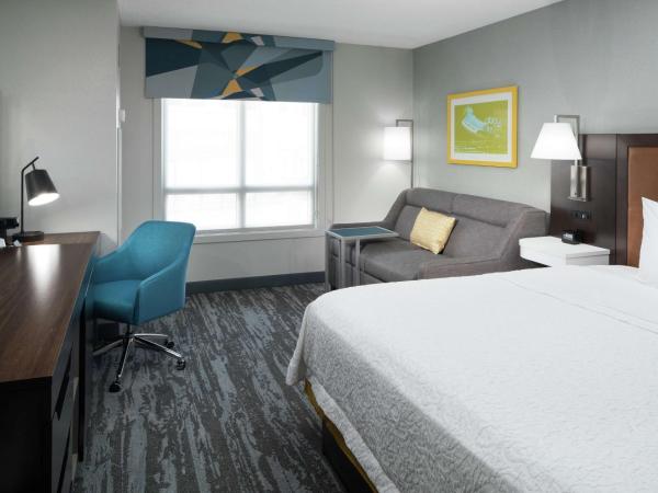 Hampton Inn & Suites Memphis-Beale Street : photo 3 de la chambre chambre lit king-size avec canapé-lit