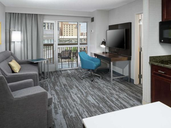 Hampton Inn & Suites Memphis-Beale Street : photo 3 de la chambre suite 1 chambre lit king-size avec canapé-lit