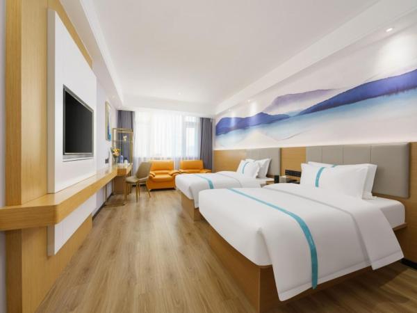 VX Hotel Dalian Zhoushuizi Airport : photo 2 de la chambre chambre affaires lits jumeaux