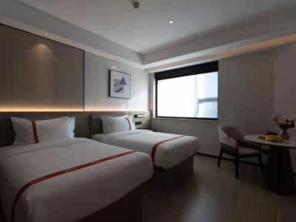 GreenTree Eastern Hotel Wuhan Optics Valley East Lake Wuhan University : photo 1 de la chambre chambre lits jumeaux deluxe