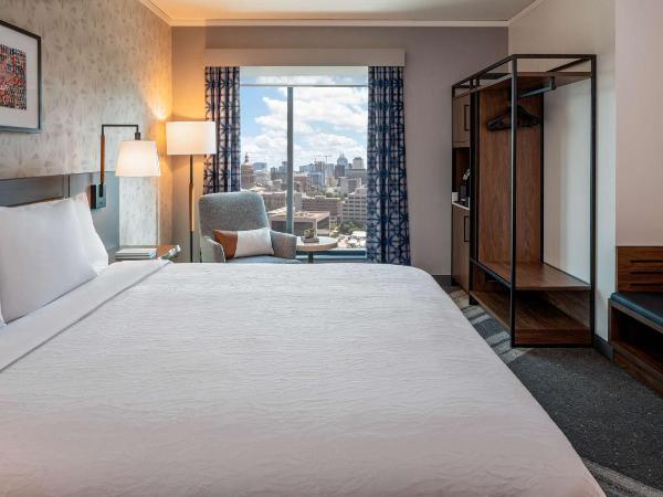 Hilton Garden Inn Austin University Capitol District : photo 1 de la chambre chambre lit king-size - vue sur capitole