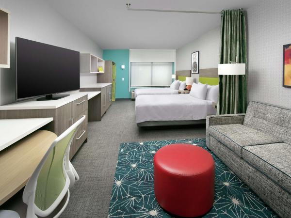 Home2 Suites By Hilton Nashville Downtown Convention Center : photo 1 de la chambre studio avec 2 lits queen-size - non-fumeurs