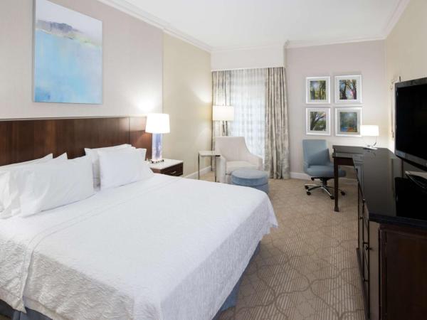 Hampton Inn & Suites South Park at Phillips Place : photo 3 de la chambre chambre lit king-size avec douche accessible en fauteuil roulant - adaptée aux personnes à mobilité réduite/non-fumeurs