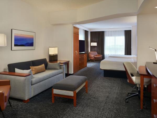 Courtyard by Marriott Calgary Airport : photo 1 de la chambre studio lit queen-size avec canapé-lit