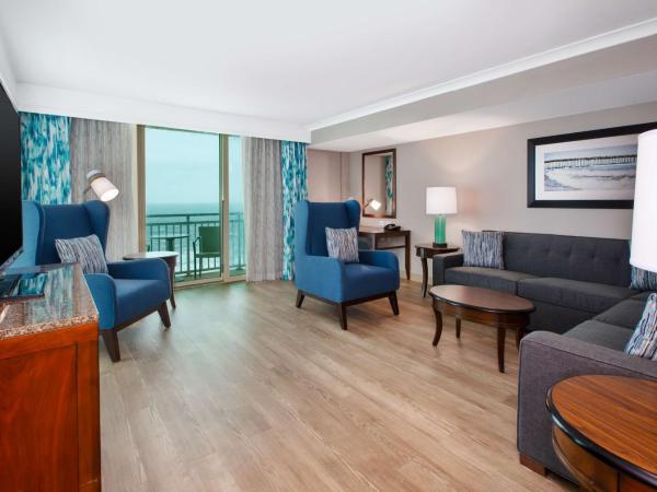 Hilton Garden Inn Virginia Beach Oceanfront : photo 1 de la chambre one-bedroom king suite with sofa bed and ocean front