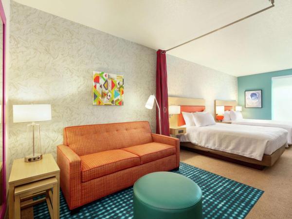 Home2 Suites By Hilton Brandon Tampa : photo 1 de la chambre studio avec 2 lits queen-size - non-fumeurs