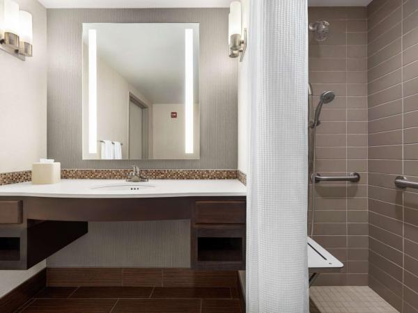 Hilton Garden Inn Louisville Downtown : photo 7 de la chambre suite 1 chambre lit king-size avec douche accessible en fauteuil roulant - adaptée aux personnes à mobilité réduite