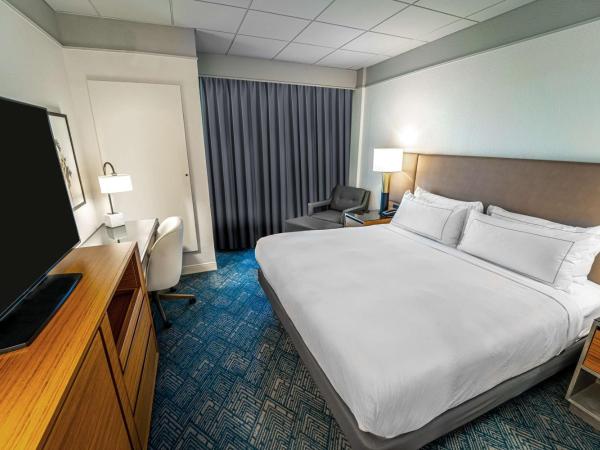 DoubleTree by Hilton Tampa Rocky Point Waterfront : photo 1 de la chambre chambre lit king-size avec terrasse - non-fumeurs
