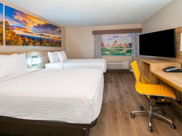 Days Inn & Suites by Wyndham San Antonio North/Stone Oak : photo 5 de la chambre chambre 2 lits queen-size - non-fumeurs