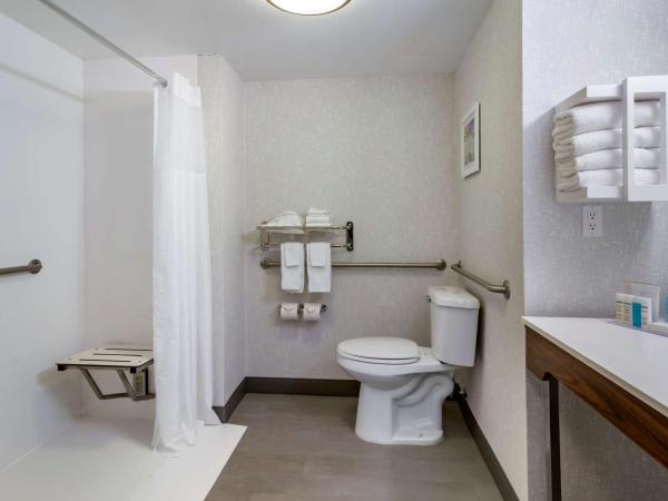 Hampton Inn & Suites Edmonton/West : photo 4 de la chambre chambre lit king-size pour personnes à mobilité réduite - non-fumeurs