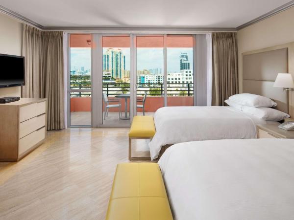 Hilton Bentley Miami/South Beach : photo 3 de la chambre studio double d'angle deluxe - vue sur ville