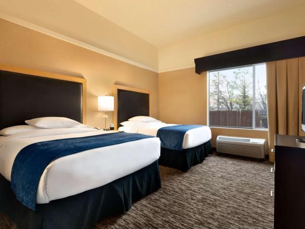 DoubleTree by Hilton Hotel Oklahoma City Airport : photo 1 de la chambre chambre avec 2 lits queen-size et canapé-lit