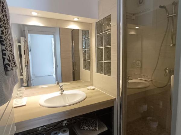 Le Mas des Amandiers : photo 3 de la chambre chambre double avec salle de bains privative