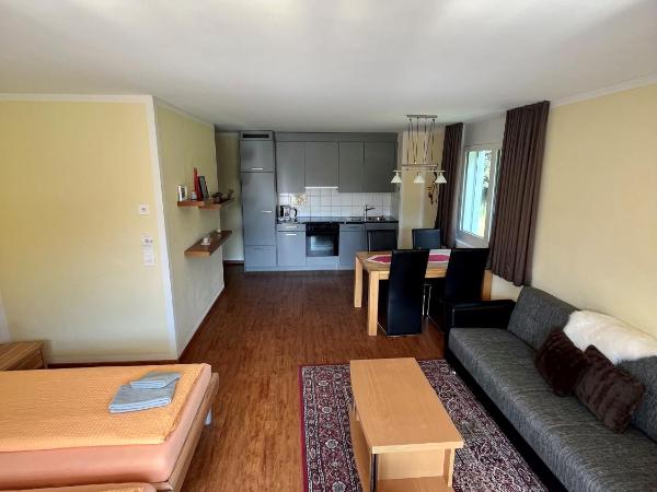 Aladin Apartments St Moritz : photo 4 de la chambre studio (2 adultes)