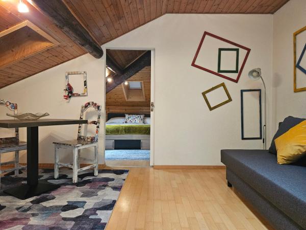 @ Home Hotel Locarno : photo 9 de la chambre suite familiale sur le toit avec balcon