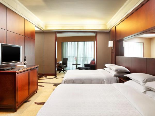 Sheraton Shenzhen Futian Hotel, Close to Metro Station, Shenzhen Futian Convention & Exhibition Centre, Futian Railway Station : photo 1 de la chambre chambre lits jumeaux supérieure avec 2 lits doubles