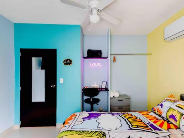 DICI Co-Living Housing Cabo San Lucas : photo 7 de la chambre chambre double avec salle de bains commune
