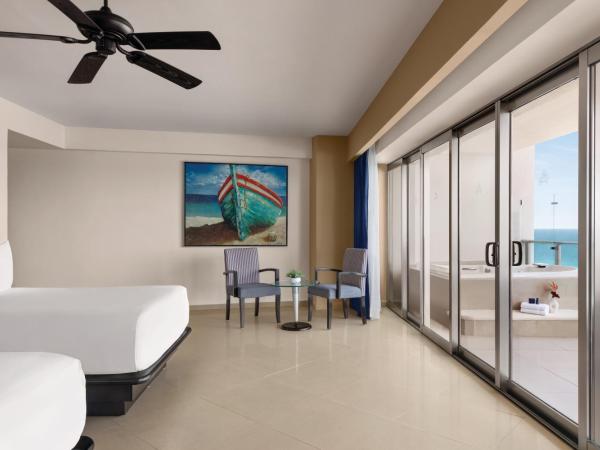 Seadust Cancun Family Resort - All Inclusive : photo 2 de la chambre suite 2 lits doubles côté océan - réservée aux adultes