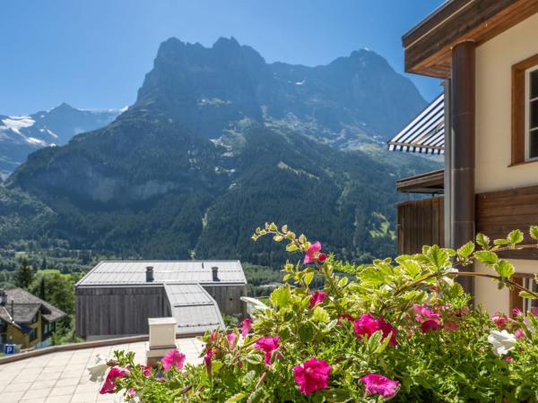 Hotel Spinne Grindelwald : photo 3 de la chambre chambre double avec vue sur l'eiger