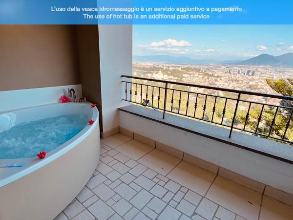 A'Luggetella : photo 3 de la chambre suite lit king-size avec baignoire spa