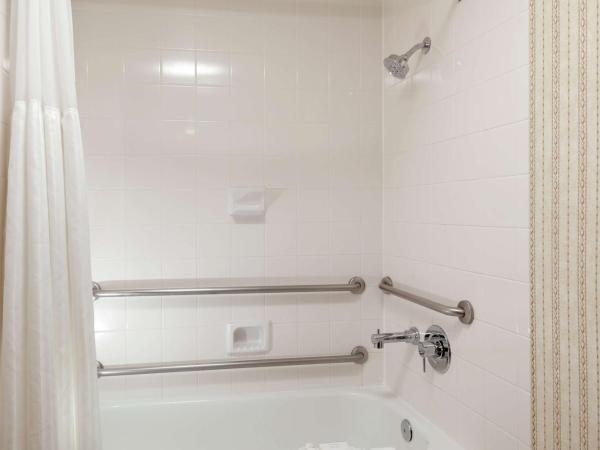 Hilton Garden Inn Charlotte North : photo 4 de la chambre chambre lit king-size avec baignoire accessible aux personnes à mobilité réduite - adaptée aux personnes à mobilité réduite