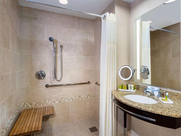 Hilton Americas - Houston : photo 5 de la chambre chambre avec 2 lits queen-size et douche accessible en fauteuil roulant - accessible aux personnes à mobilité réduite - non-fumeurs