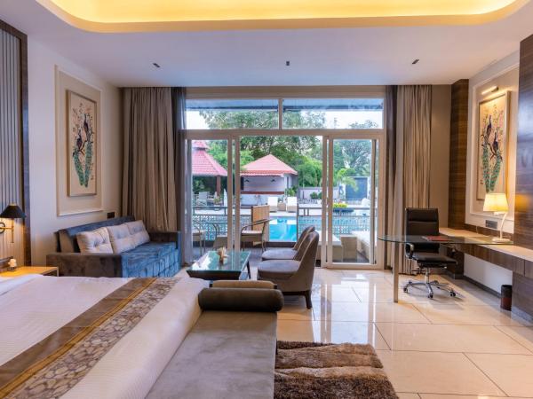 Mountain Creek Villa Udaipur : photo 3 de la chambre chambre lit king-size - vue sur montagne