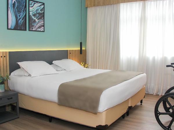 Pestana Curitiba : photo 3 de la chambre chambre lit queen-size - accessible aux personnes à mobilité réduite