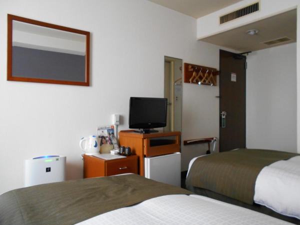 Hotel Abest Nagano Ekimae : photo 3 de la chambre chambre lits jumeaux - fumeurs