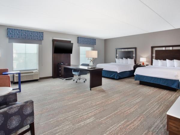 Hampton Inn & Suites Columbia/Southeast-Fort Jackson : photo 4 de la chambre chambre avec 2 lits queen-size - adaptée aux personnes malentendantes - non-fumeurs
