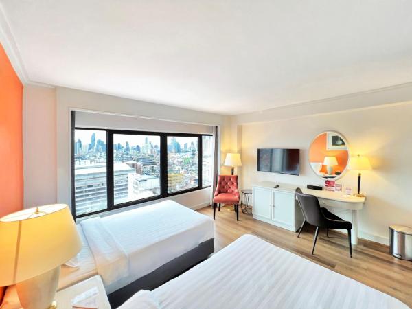 Grand China Bangkok : photo 3 de la chambre hébergement lits jumeaux supérieur - vue sur rivière