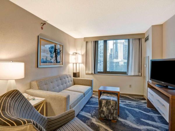 Homewood Suites by Hilton Chicago Downtown : photo 2 de la chambre suite studio lit king-size avec canapé-lit