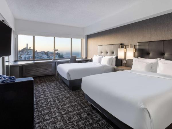 Hilton San Francisco Financial District : photo 1 de la chambre chambre deluxe avec 2 lits doubles - vue sur baie
