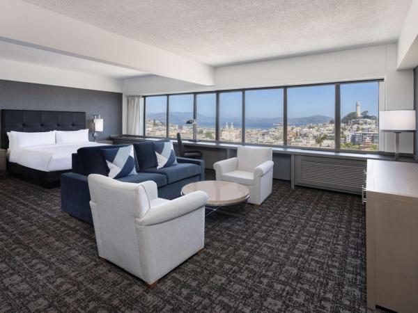 Hilton San Francisco Financial District : photo 3 de la chambre suite junior lit king-size - vue sur baie