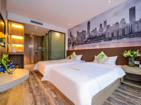 Heye International Youth Hostel : photo 1 de la chambre chambre lits jumeaux urbaine