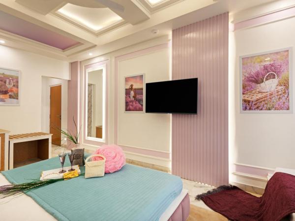 Hotel Sarang Palace - Boutique Stays : photo 4 de la chambre lavender theme neo modern room with designer bed and extra day bed