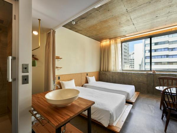 Hotel Morning Box Osaka Shinsaibashi : photo 9 de la chambre chambre lits jumeaux supérieure collection