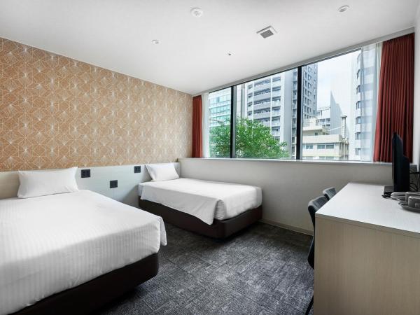 Hotel Morning Box Osaka Shinsaibashi : photo 1 de la chambre chambre lits jumeaux confort