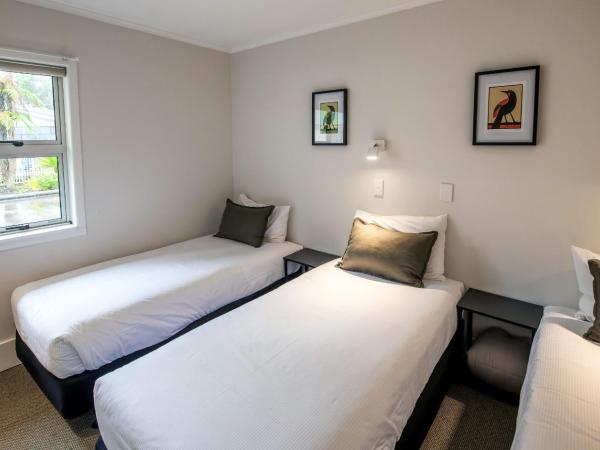 Ripple Rotorua : photo 4 de la chambre three bedroom apartment with outdoor hot tub