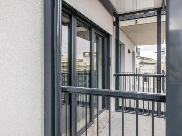 YUMA Apartments Leipzig Berliner Straße : photo 10 de la chambre studio avec balcon 