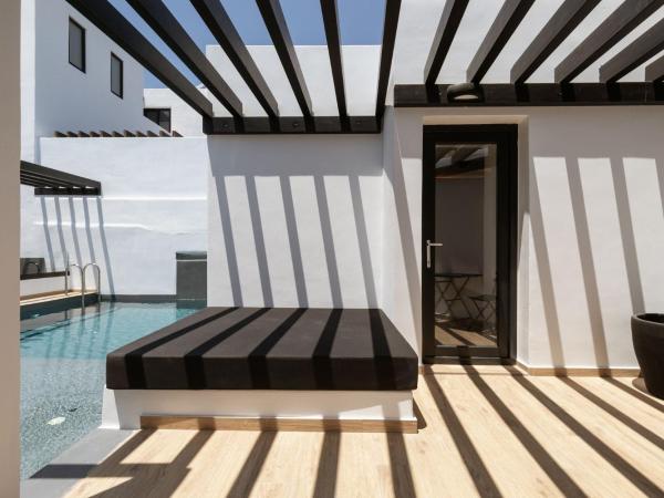 Laguna Suites in Mazera Mykonos : photo 8 de la chambre chambre lit queen-size - vue sur piscine