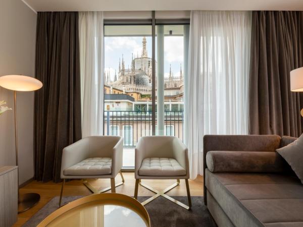 Rosa Grand Milano - Starhotels Collezione : photo 9 de la chambre penthouse 1 chambre avec terrasse – vue sur dôme