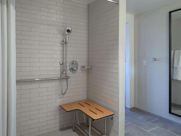 DoubleTree Suites by Hilton Orlando at Disney Springs : photo 4 de la chambre chambre lit king-size avec douche accessible en fauteuil roulant - adaptée aux personnes à mobilité réduite
