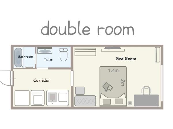 INA HOUSE Nijojo : photo 4 de la chambre studio lit queen-size