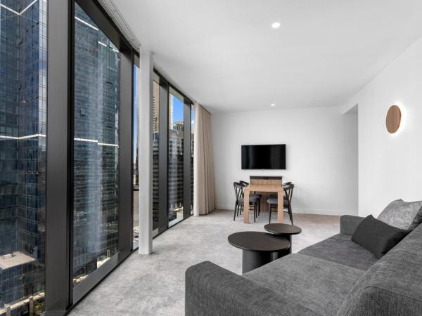 Adina Apartment Hotel Melbourne Southbank : photo 4 de la chambre 1 bedroom apartment city view - king or twin