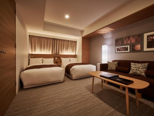 Cross Hotel Sapporo : photo 2 de la chambre chambre lits jumeaux exécutive deluxe - accès au salon - non-fumeurs