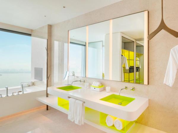 W Suzhou - Jinji Lake : photo 4 de la chambre suite fantastique - 1 chambre avec 1 lit king-size - vue sur lac jinji